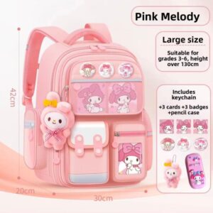 CUTE CHARACTER SCHOOL BACKPACK SET – MULTI-FUNCTION KIDS BAG WITH ACCESSORIES