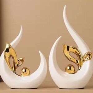 RISING PROSPERITY ABSTRACT 2 PIECE SET – MODERN LUXURY HOME DECOR