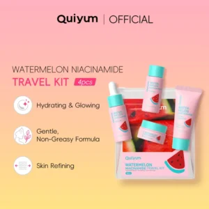 LAIKOU WATERMELON NIACINAMIDE 4-PIECE TRAVEL SKINCARE KIT